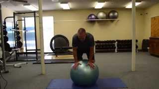 47 Year Old Stands on a Swiss Ball! | How to do Balance Exercises on a Swiss Ball