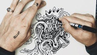 Drawing with Peter Draws: Lessons in Freestyle Swirls