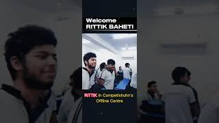 Rittik baheti ( IITIAN ) in COMPETISHUN For interact with students #iit #jee