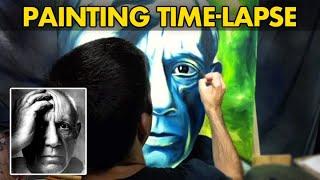 Abstract Painting of Pablo Picasso