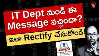 High Value Transactions Notice in Telugu | High Value Transactions Income Tax | Rapics Telugu