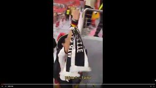 German Fans insults Workers in Qatar that they pretend to defend with Fk You Taliban + attacked them