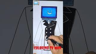 How to COLORING TV MAN - Skibidi Toilet