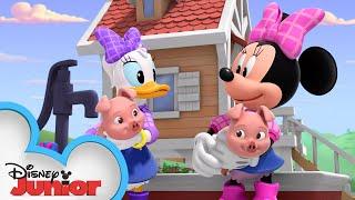 The Happy Helpers Farm Sit | Mickey Mornings | Mickey Mouse Roadster Racers | @disneyjr