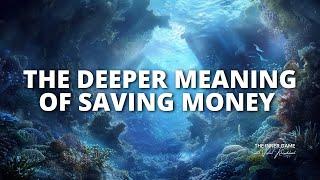 The Deeper Meaning of Saving Money