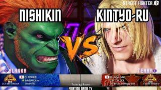 Street Fighter 6  Nishikin (Blanka) vs Kintyo-Ru (Terry) High Level Gameplay