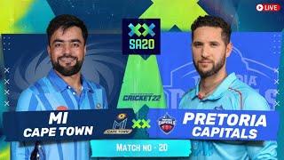 SA T20 I Pc vs MICT live match