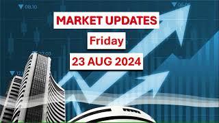 Daily Market Update: Nifty, Sensex, Top Gainers & Losers | 23rd August 2024"