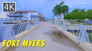 [4K] Walking in Fort Myers, Florida, August 2022, 4K Travel Video