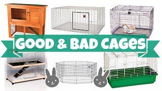 Good vs Bad Rabbit Cages