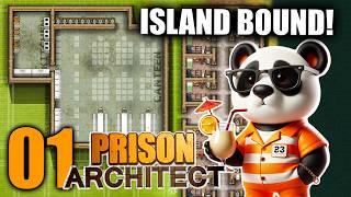 I'm Building a PRISON PARADISE on a Deserted Island! | Ep 1 | Prison Architect