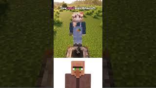 (Girls vs Boys ) Minecraft Villager Oi Oi Oi meme #shorts #minecraft