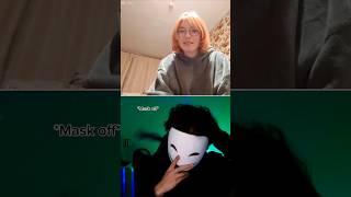 Face reveal reaction 