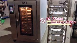 R&M  Commercial Bakery Baking Gas & Electric 10 tray Rotary Convection Oven 【New Product】