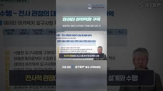[2024 STEP] 데이터 아키텍처 구축 #shorts #step #데이터 #아키텍처