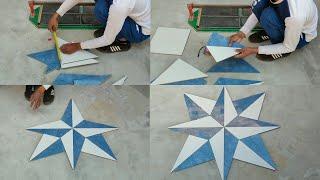 How to create center floor and wall tiles design