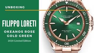 UNBOXING - Filippo Loreti Rose Gold Green Link 2020 Limited Edition Watch