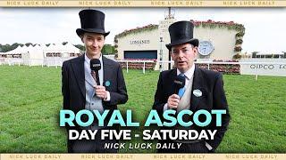 Royal Ascot LIVE! Day 5 Saturday ft. Harry Eustace, Jack Jones & more