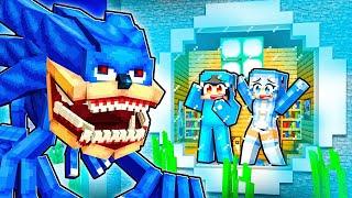 I Built a SECRET UNDERWATER House to Hide From SHIN SONIC With Crazy Fan Girl & TWIN SISTER!