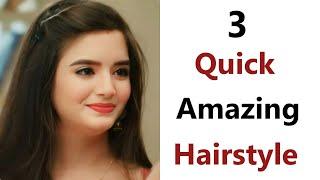 3 Quick and Amazing Hairstyle - Easy hairstyle for girls | simple hairstyle | hairstyles