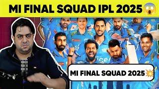 Mumbai Indians Squad in ipl 2025 Ipl auction 2025 Mi will play finals? @ABCricinfo