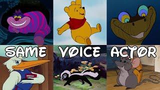 Reused Voice Actors in Old Disney Movies: Compilation