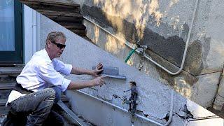 Painters, replace buckling stucco before painting