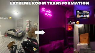 room transformation + tour 2022 *aesthetic/pinterest inspired* all pink edition 