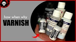 How to VARNISH Miniatures | How When Why You Varnish Minis & Models