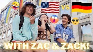 Americans in Germany! ZAC & ZACK discuss stereotypes, shocks, and experiences of living in Stuttgart