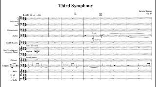 [Score] James Barnes - Symphony No. 3 "The Tragic", Op. 89 (1997) for concert band