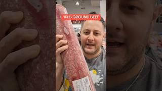Costco Ground Beef Tube 10lbs You Have To Ask For It #Costco #groundbeef #fyp