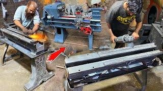 Complete Process of Making Quality Lathe Machine | Lathe Machine Manufacturing Factory | part 1/3