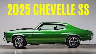 The Wait is Over: NEW 2025 Chevrolet Chevelle 70/SS Takes the Spotlight