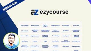 EzyCourse Review: Create and Sell Online Courses, Services, and Products | Appsumo Deal