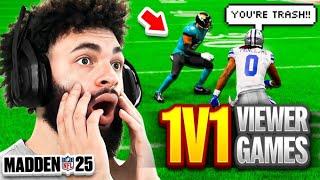 UNGUARDABLE MIDDLE SCHOOLER DISRESPECTS EVERYONE... (MADDEN 25 1V1 VIEWER GAMES)