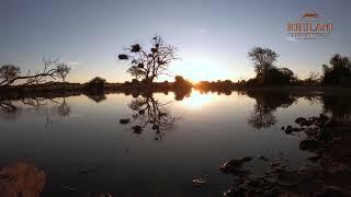 Sunset at Inkwe Pan in time lapse