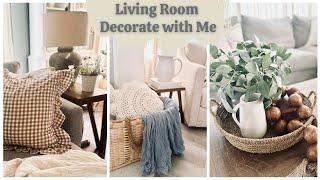 Summer Living Room Decorate with Me | Affordable & Thrifted Home Decor