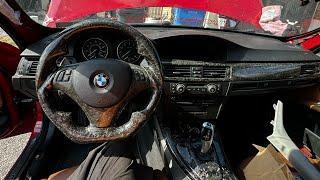 BMW 335i DIY forged carbon fiber steering wheel PT.2