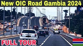 New OIC Road Gambia: Full Drive & Latest Developments from Sting Corner to Airport Junction 22km