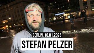 10.01.2025 Berlin AfD-Verbot: Stefan Pelzer fährt im Gefängnisbus zum AfD-Bundesparteitag in Riesa