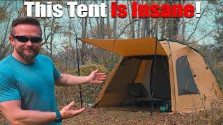 The Most IMPRESSIVE Hot Tent That I Have Seen Yet - NatureHike Dune Tent