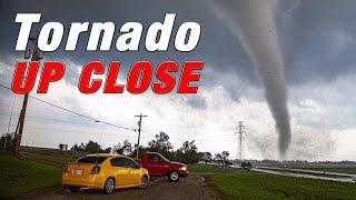 CLOSE TORNADO ENCOUNTER - Historic Oklahoma Tornado Outbreak - Chickasha & Dibble - 24th May 2011