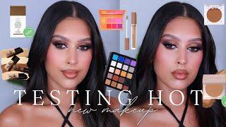 TRYING HOT NEW MAKEUP 2023| FIRST IMPRESSIONS 