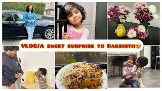 Cute surprise to Dakshith #చిలిపి అలకలు #నాకు ఇవే peaceofmind ఇస్తాయి #Panner curry #teluguvlogs