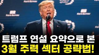 트럼프 연설 요약으로 본 3월 주력 섹터 공략법 [머니랩 주식톡톡]