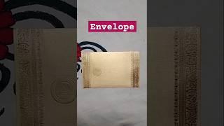 Wedding card reuse envelope making #diy #craft #envolape #shorts #shortvideo #viralvideo #diycrafts