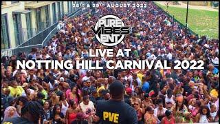 Pure Vibes Ent - Live At Notting Hill Carnival - Volcano Sound & Saxon Sound! (August 2022)