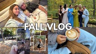 VLOG: FUN Busy Weekend! GRWM (hair & makeup), BTS of Content Creation, Cabin Update | Julia & Hunter