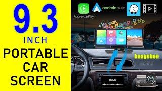 9.3'' Portable Car Screen 4K Dashcam by Imagebon    UNBOXING REVIEW